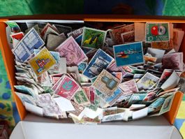 timbre 0,5 Kg de timbres décollés