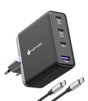 USB-C GaN Ladegerät 140 W, 4 Ports, inkl. 240-W-Kabel