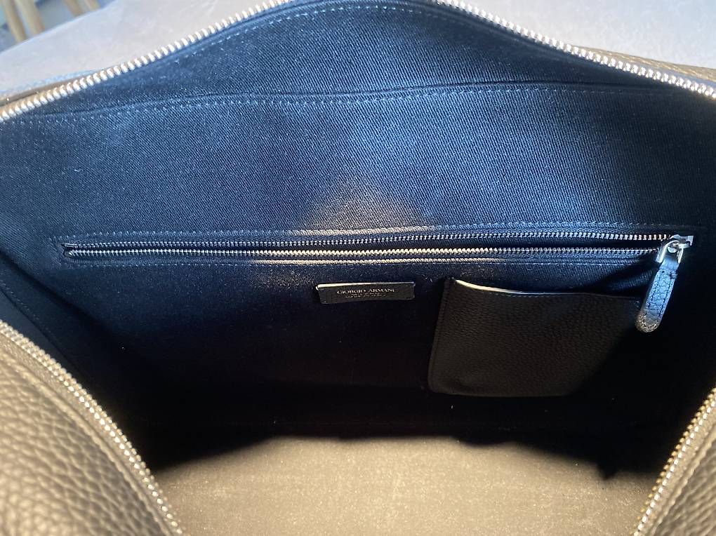 Borse: GIORGIO ARMANI Messenger Bag aus Leder – Usato da Salenstein venduto da Masterm1 3