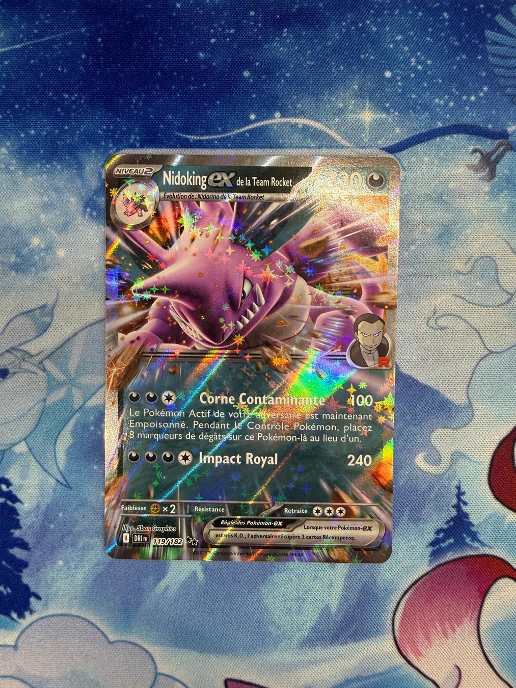 Pokémon Carte collezionabili: Nidoking EX - DRI 119 FR – Nuovo (secondo la descrizione) da Courgenay venduto da ScamBoxOff