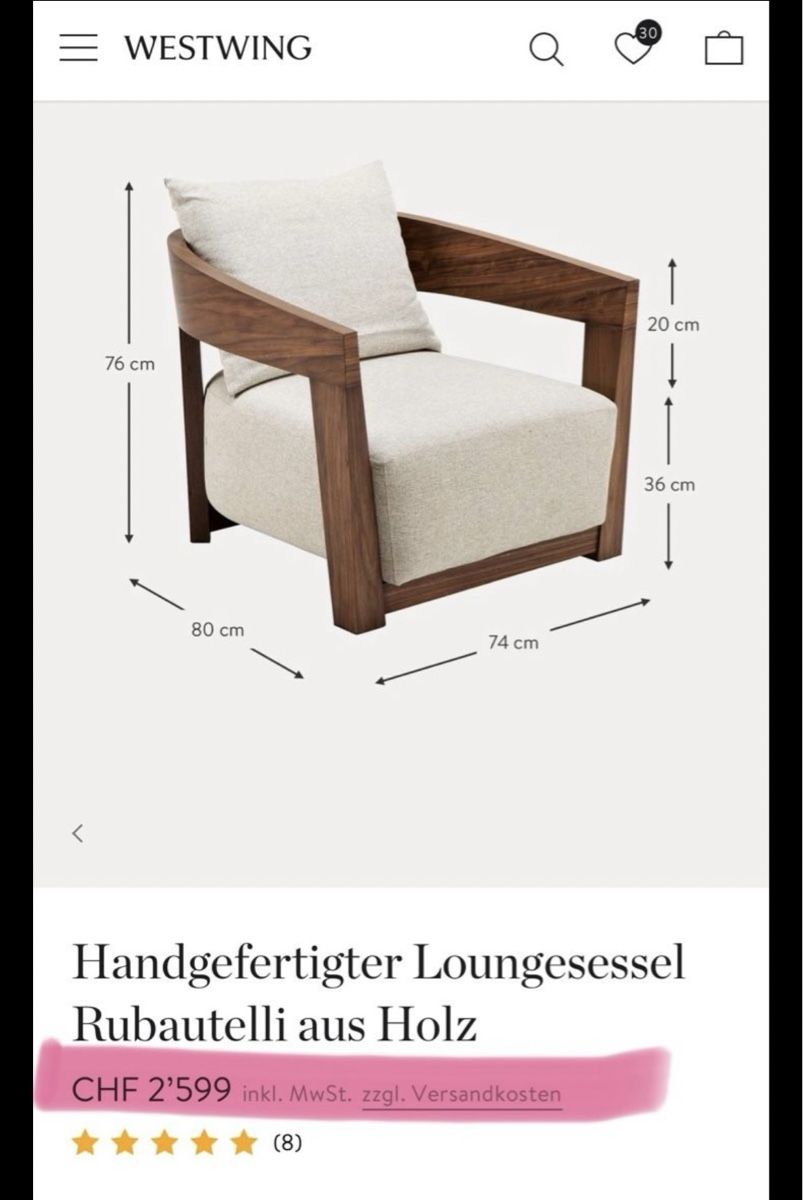 Eichholtz Poltrone: 2 EICHHOLTZ Sessel – Usato da Zürich venduto da R1908 1
