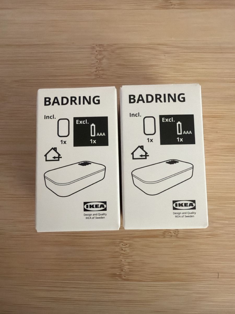 Ikea Sistemi d'allarme: IKEA BADRING Wassersensor 2x neu und originalverpackt – Nuovo e nell'imballaggio originale da Tegerfelden venduto da Pompei90