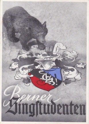 Cartoline postali: Berner Singstudenten. 1946 – Usato da Schlieren venduto da Rapaelli