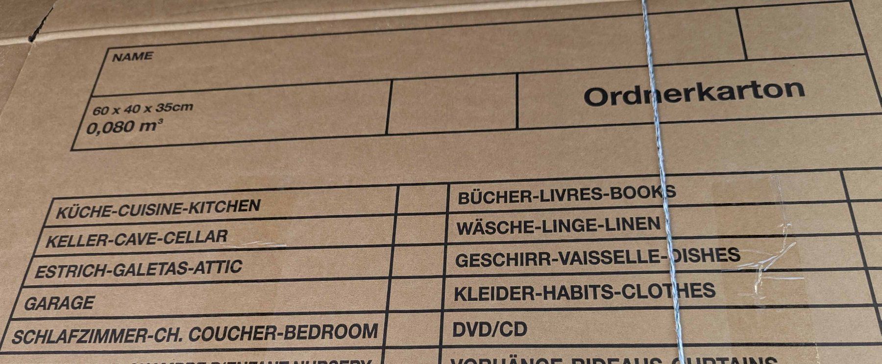 Cartons: 15 Umzugsschachteln 2 Grössen – D'occasion à Weinfelden par mama55 1