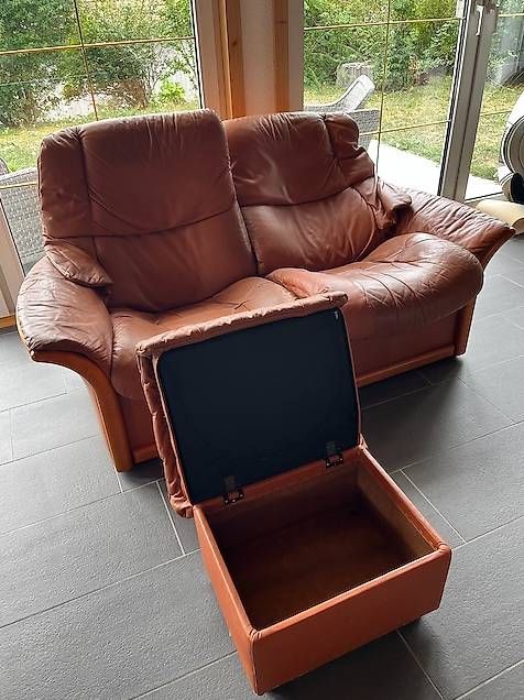 Sofas: Hochwertiges Stressless Doppelsofa Ekornes, Echtleder – Gebraucht aus Weingarten-Kalthäusern von redex 3