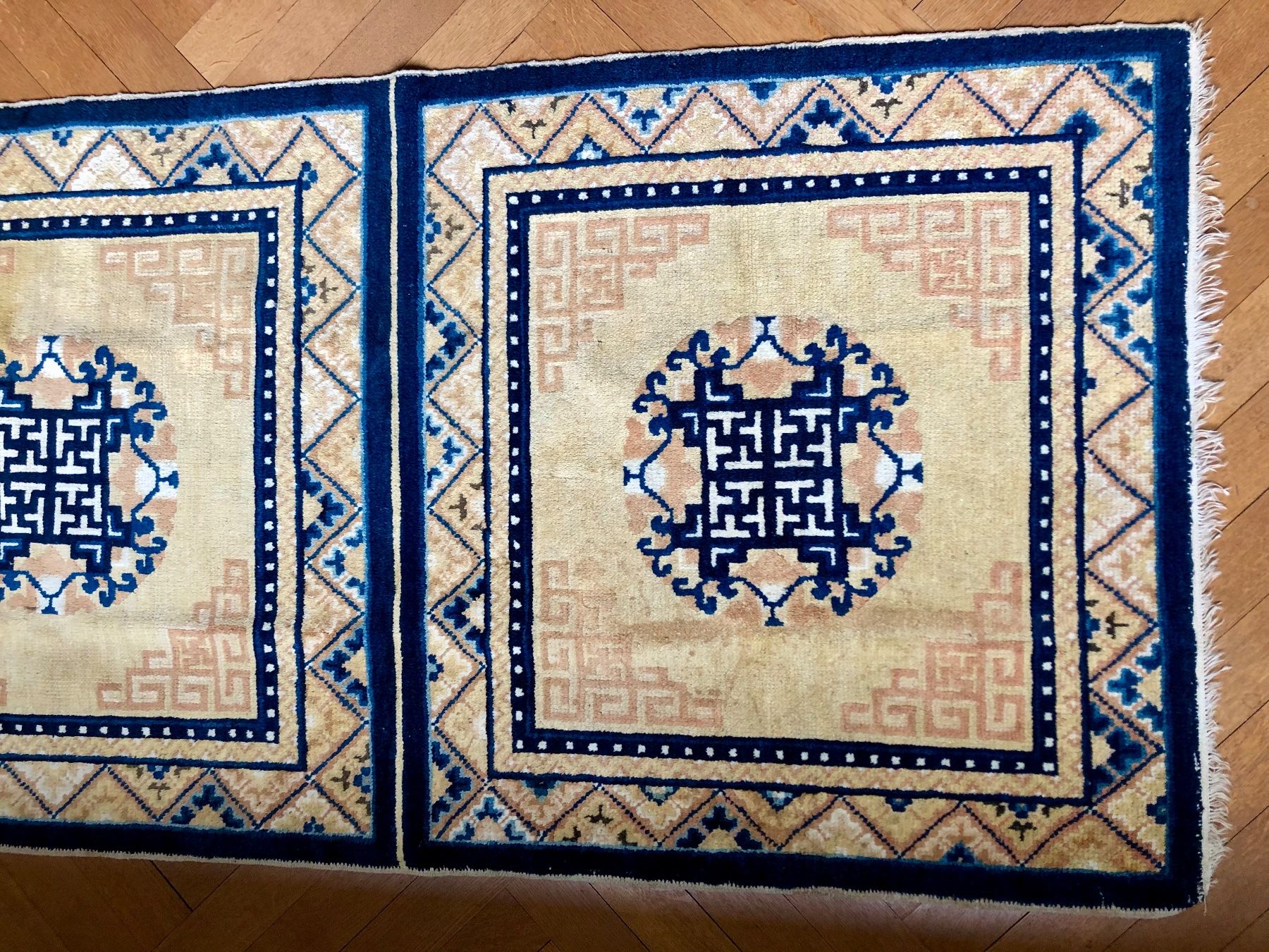 Tappeti: China Doppel-Sitzteppich Ningxia antik 167x89 – Usato da Basel venduto da chinarh891