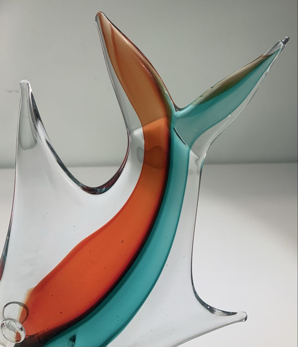 Murano Statuette: Poisson en verre de Murano – Usato da rolle venduto da Tontonjulot 5