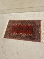 vintage roter Orient Teppich Läufer Wandteppich