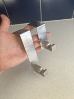Praktische Türhänger/Handtuchhalter aus Edelstahl (2 Stk)