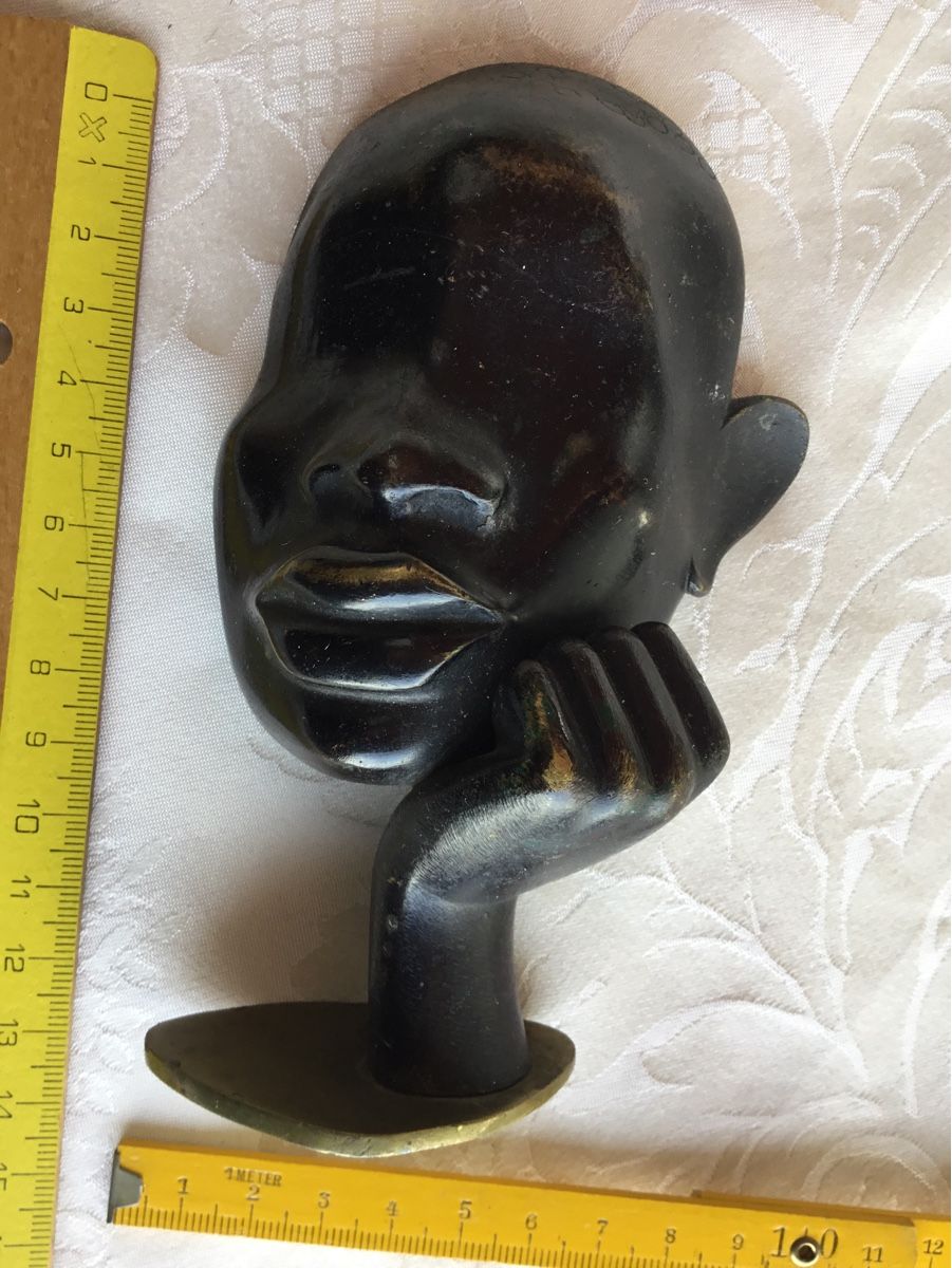 Sculture & Statue: Grosser Bronce Kopf 50ziger Jahre – Usato da St. Gallen venduto da chamilla 1