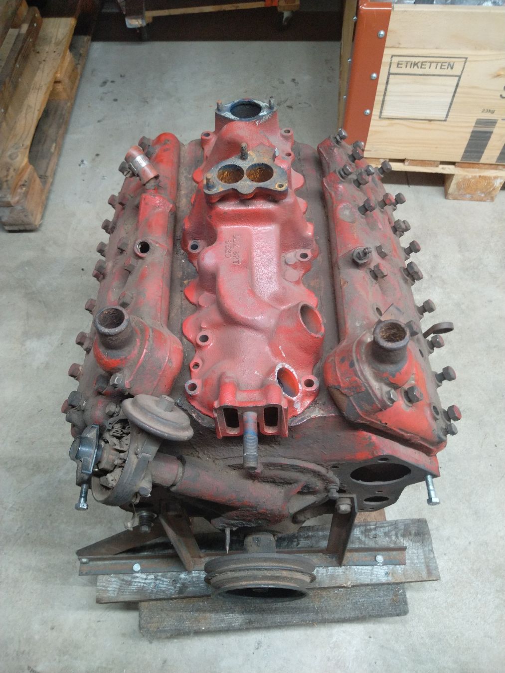 Ford Motoren: Ford Flathead V8 Motor – Gebraucht aus Steinen von Blackcadillac