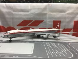 Balair DC-8 Flugzeugmodell im Massstab 1:200, Top Zustand