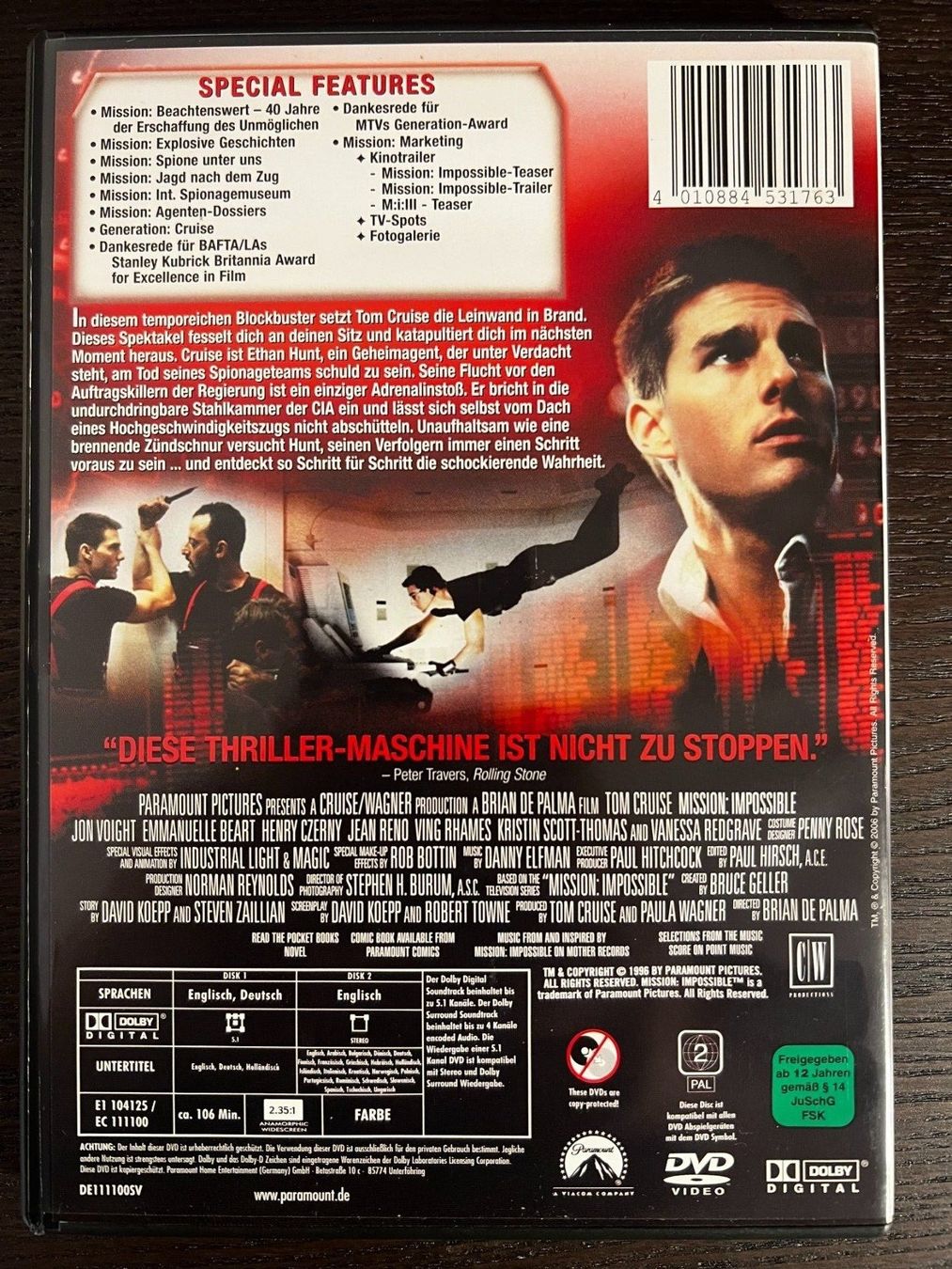 Alle DVDs: Mission Impossible – Gebraucht aus Zürich von FilmFreunde 1