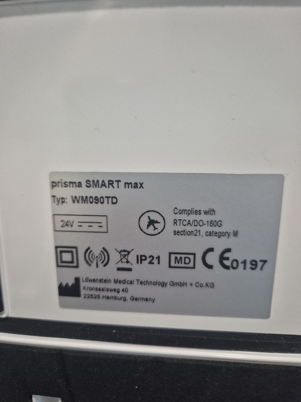 Attrezzature mediche: Löwenstein prisma SMART max CPAP Schlafapnoe Gerät nur 34std – Usato da Triesen venduto da Kevinio83 1