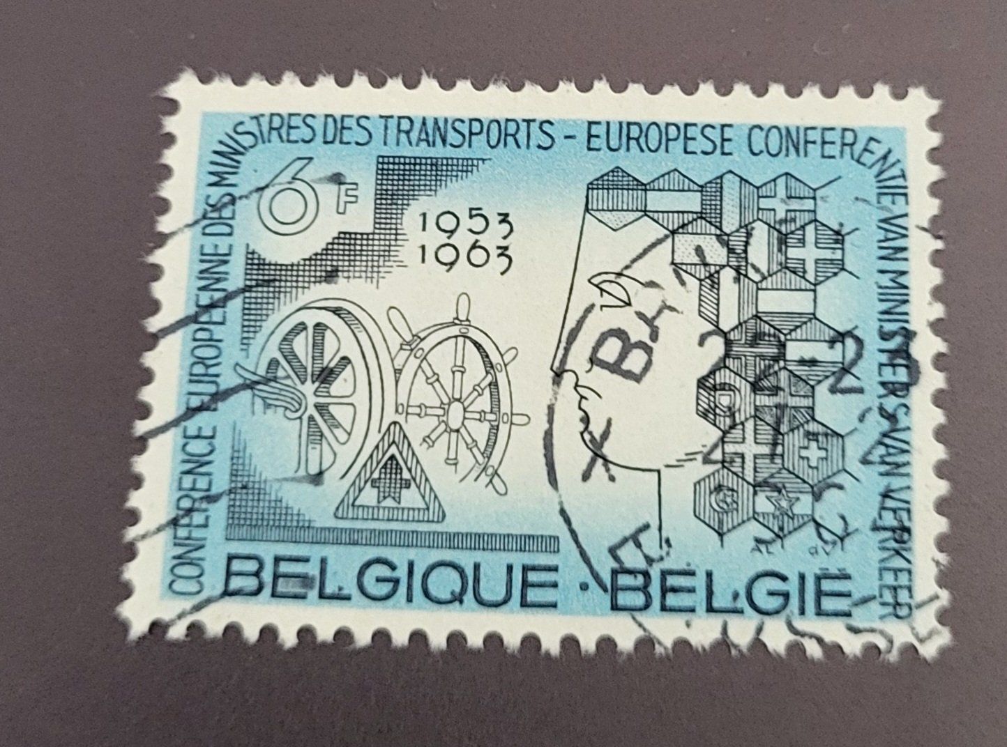 Tutti i francobolli: Belgien 1963 alte briefmarke – Usato da St Gallen venduto da Stampsalshobby