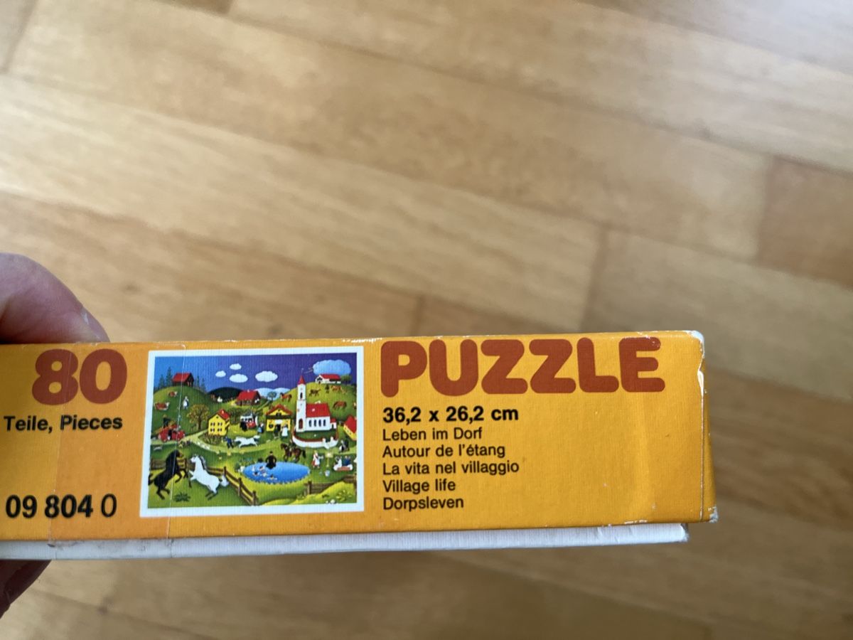 Ravensburger Puzzles: Ravensburger Puzzle Tiere Landschaft 80 Teile – Gebraucht aus Zürich von Gabi_78 2