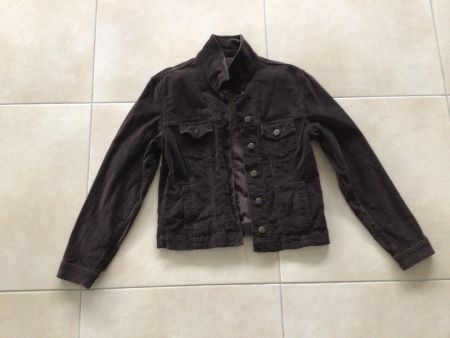 Braune Cordjacke Gr. 36, Übergangsjacke