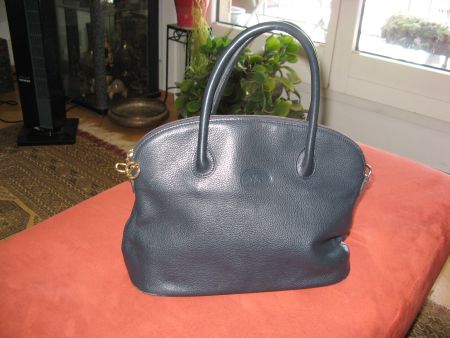 Handtasche Leder Longchamp kurze Henkel