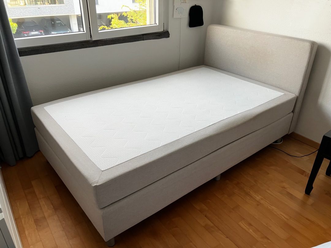 Micasa Betten: Boxspringbett Henry 120 x 200 cm – Gebraucht aus Au ZH von Enillo