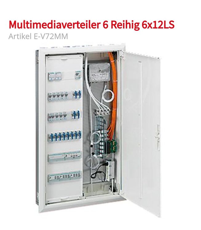 Hager UP Multimedia Verteiler 6 Reihig Kaufen auf Ricardo