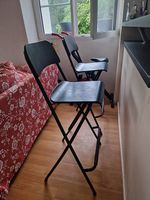 2 Barstühle schwarz Ikea
