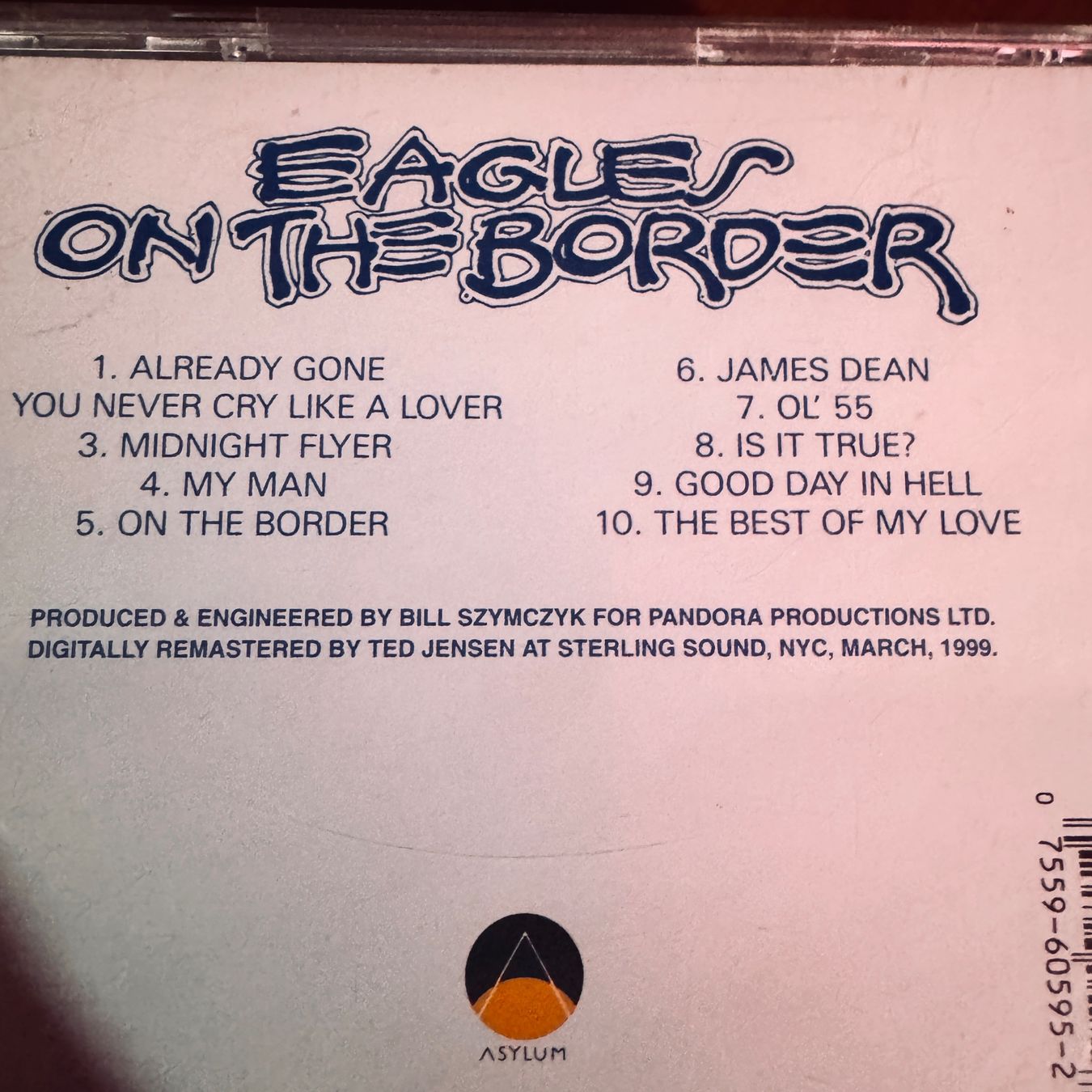 CDs: Eagles "On the Border" CD, 1999 Remastered – Gebraucht aus Merligen von barratt 1