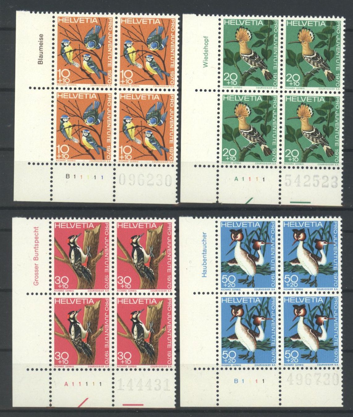 Tutti i francobolli: 1970, Pro Juventute, Viererblöcke ** – Usato da Willisau venduto da Vollstempel