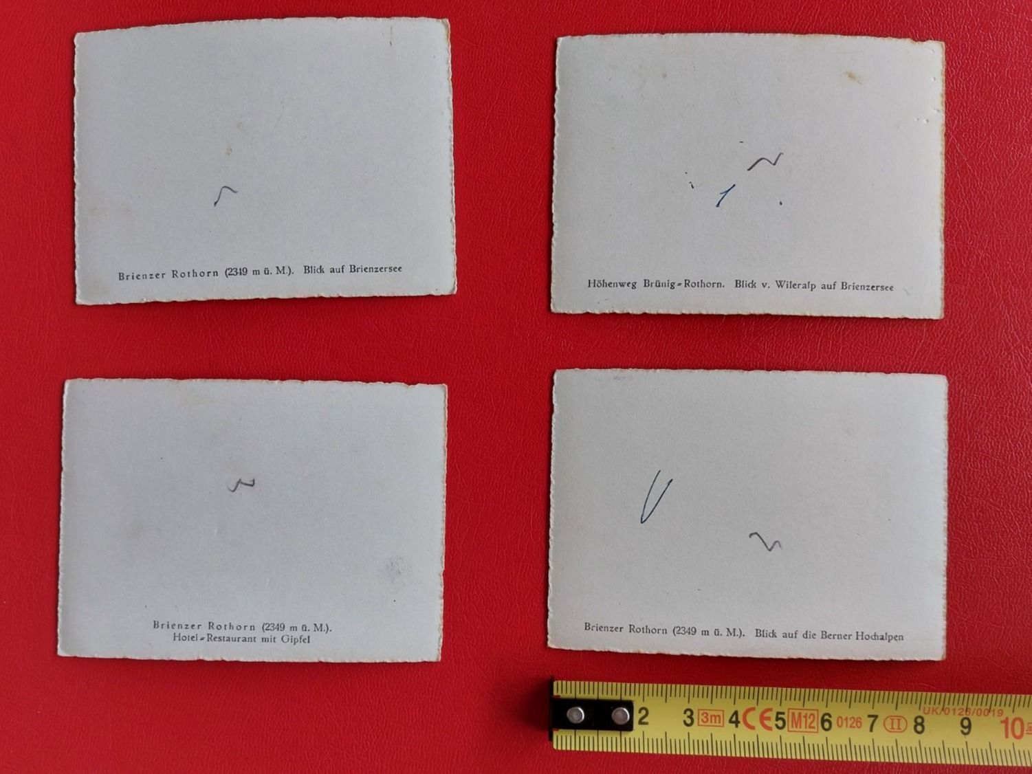 Cartoline postali: 4 Mini - Ansichtskarten Brienzer Rothorn und Umgebung – Usato da St-Légier-Chiésaz venduto da Theo006 1