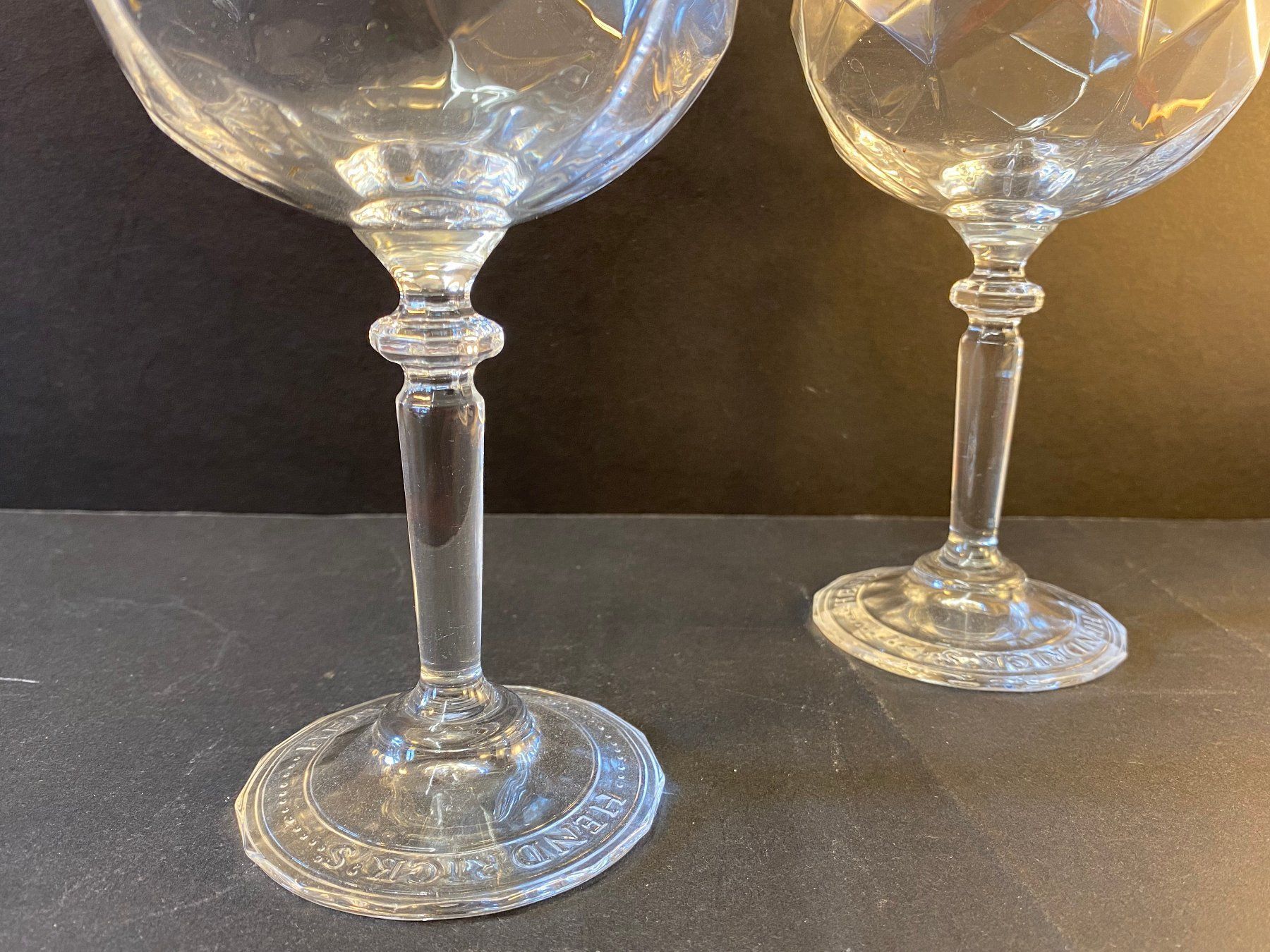 Bicchieri: Vintage 2 Kristall Gläser – Usato da Schaffhausen venduto da vintageville 6