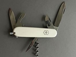 Victorinox 91 mm Offiziersmesser - Spartan - Weiss ca. 1980