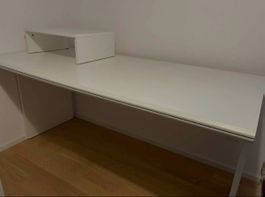 Schreibtisch weiss 166 cm