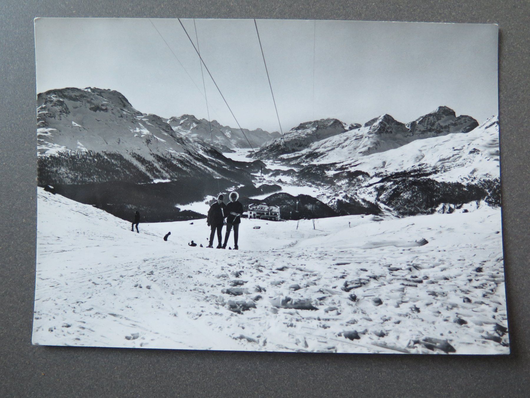 Cartoline postali: SAMEDAN - MUOTTAS MURAGL - SKILIFT – Usato da Wittenbach venduto da lipasal