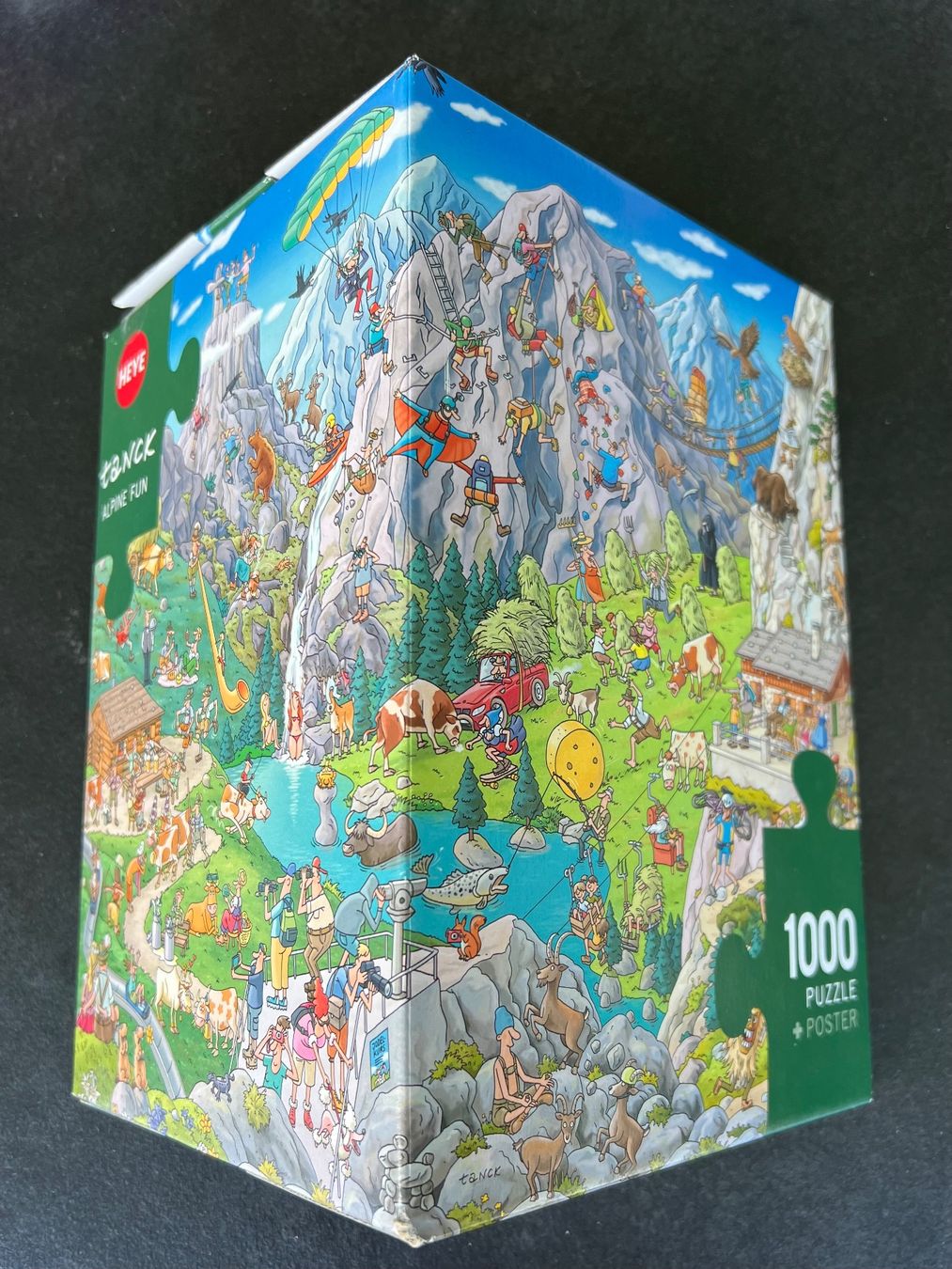 Heye Puzzle: 3 Puzzle je 1000 Teile – Usato da Bellmund venduto da sibon 1
