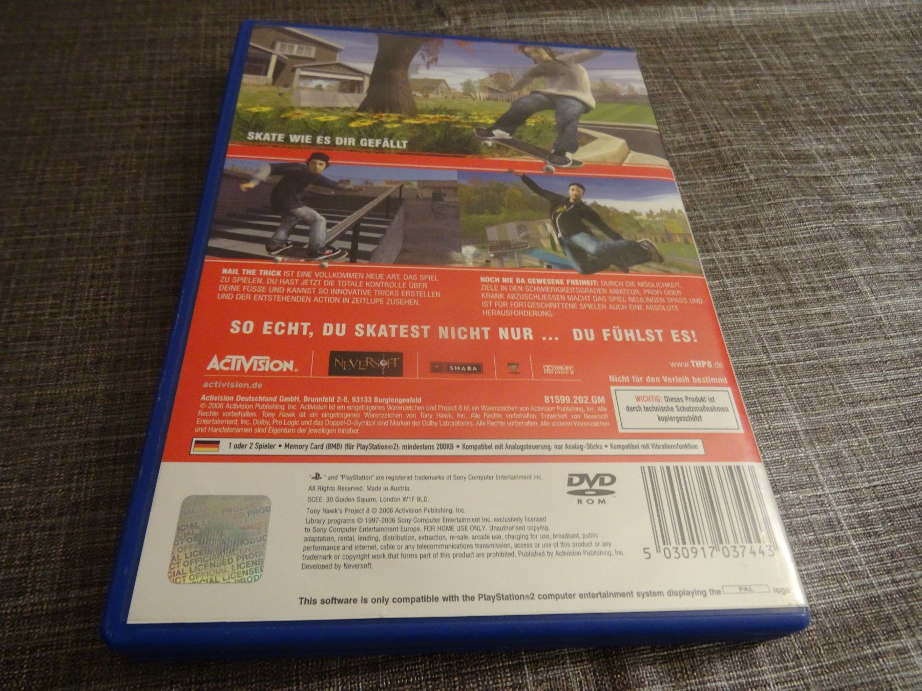 Tony Hawk's Project 8 (2007) - Jeu vidéo