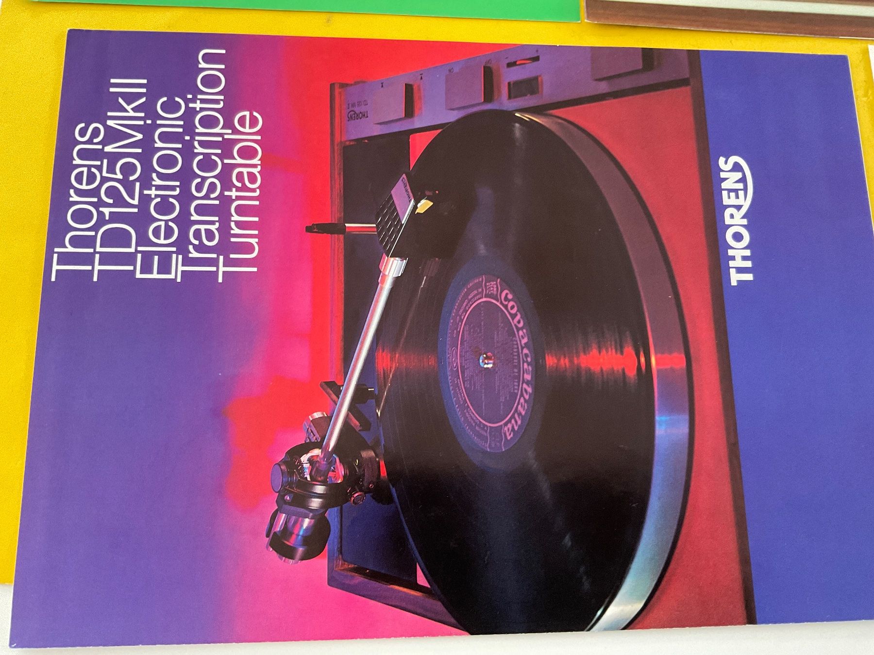 Thorens Giradischi: Thorens Prospekte – Usato da Langenthal venduto da RronJora 1