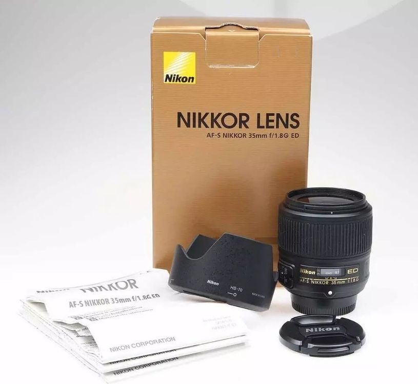 Objectif Vintage L35 Nikon 35 Mm 1:28 Iso Usa Avec Deux Objectifs