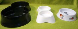 3er Set Futternäpfe & Wassernäpfe für Hund und Katze