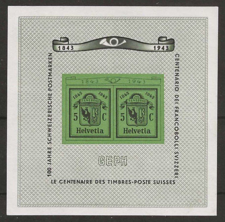 Tutti i francobolli: 1943 : Genfer Block W18, postfrisch ** – Nuovo (secondo la descrizione) da Gümligen venduto da Geniusbuy