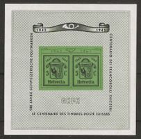 1943 : Genfer Block W18, postfrisch **