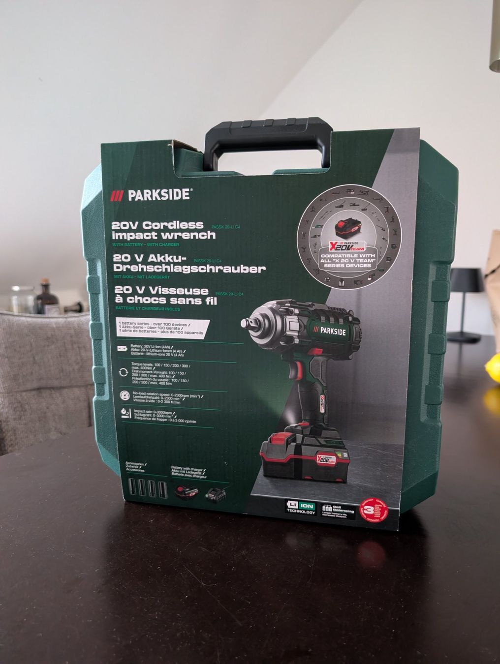 Parkside Alle Werkzeuge: Akku-Drehschlagschrauber PARKSIDE® 20 V – Neu und originalverpackt aus Zürich von Kharif