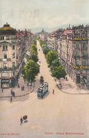 Zürich untere Bahnhofstrasse ca. 1905