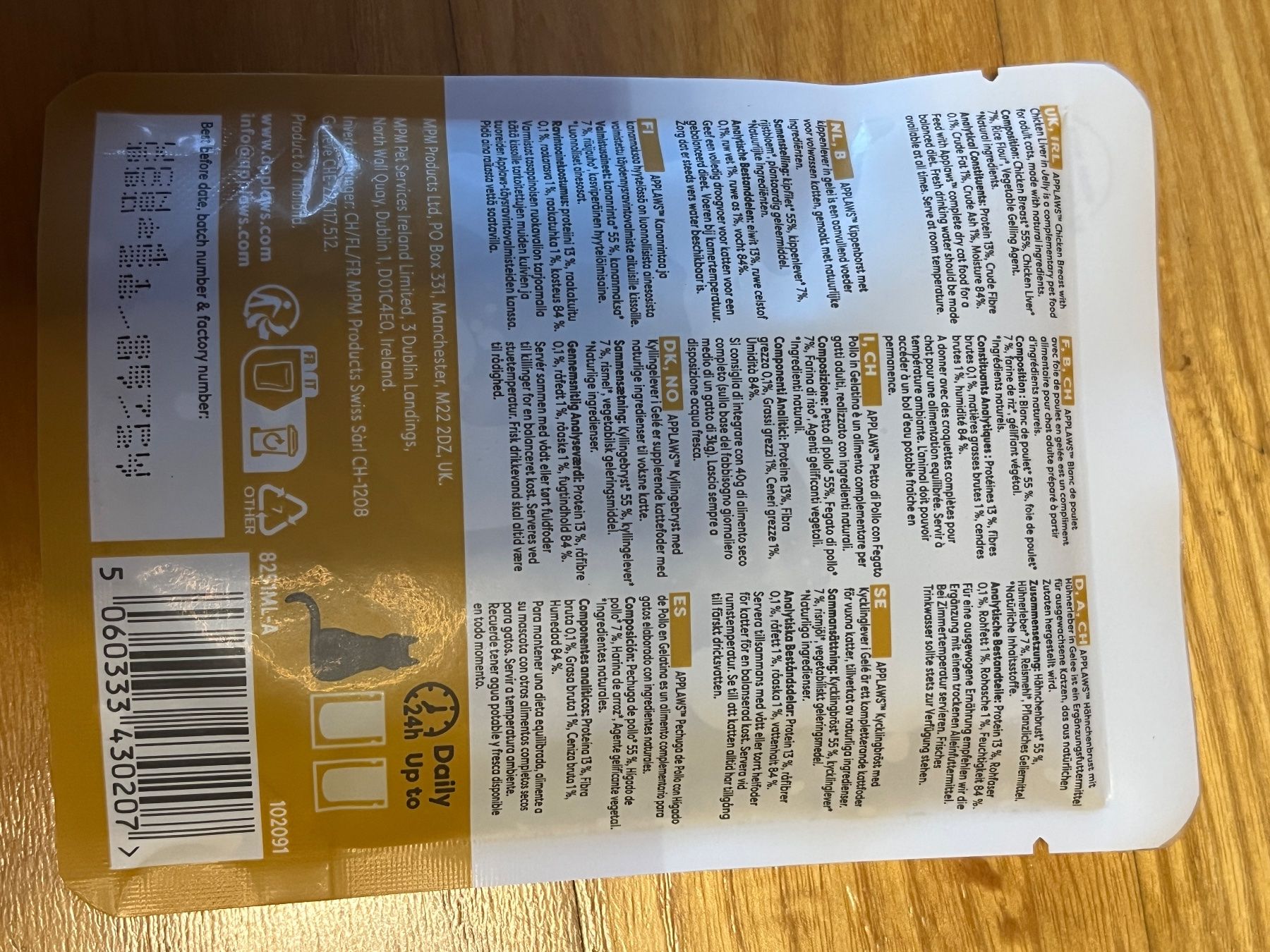 Mangimi: Applaws Katzenfutter Mischpaket, diverse Sorten, neu – Nuovo e nell'imballaggio originale da Weggis venduto da Corinne_K01 8