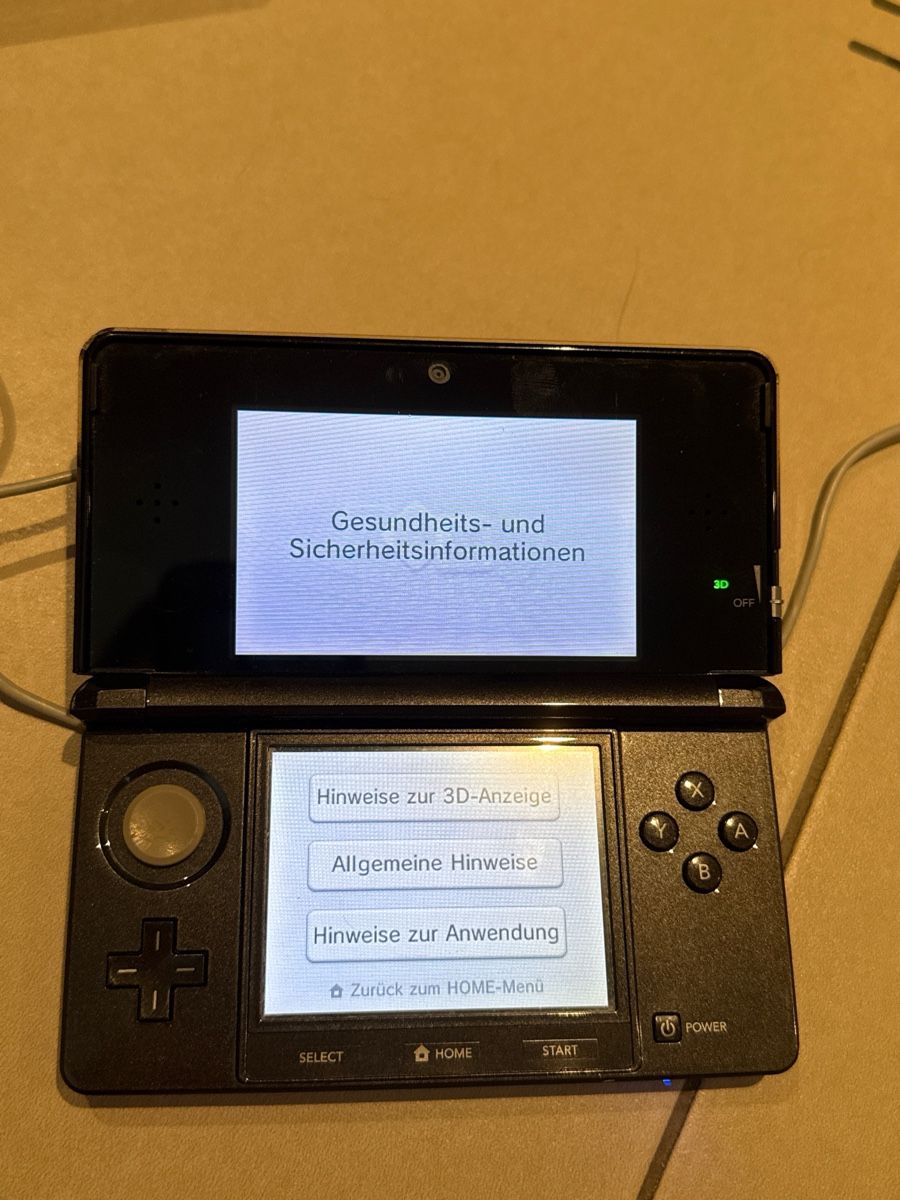 Nintendo Spiele: Nintendo 3DS mit Kabel und Game – Gebraucht aus Wabern von MLPYAQ1027 5