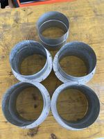 Schlauchverbinder, Muffe,  verzinkt NW 100 mm, 5 Stk.