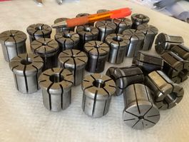 26 Spannzangen Fräsen K-BE F09 ERICKSON, Ø2.49 - 16mm