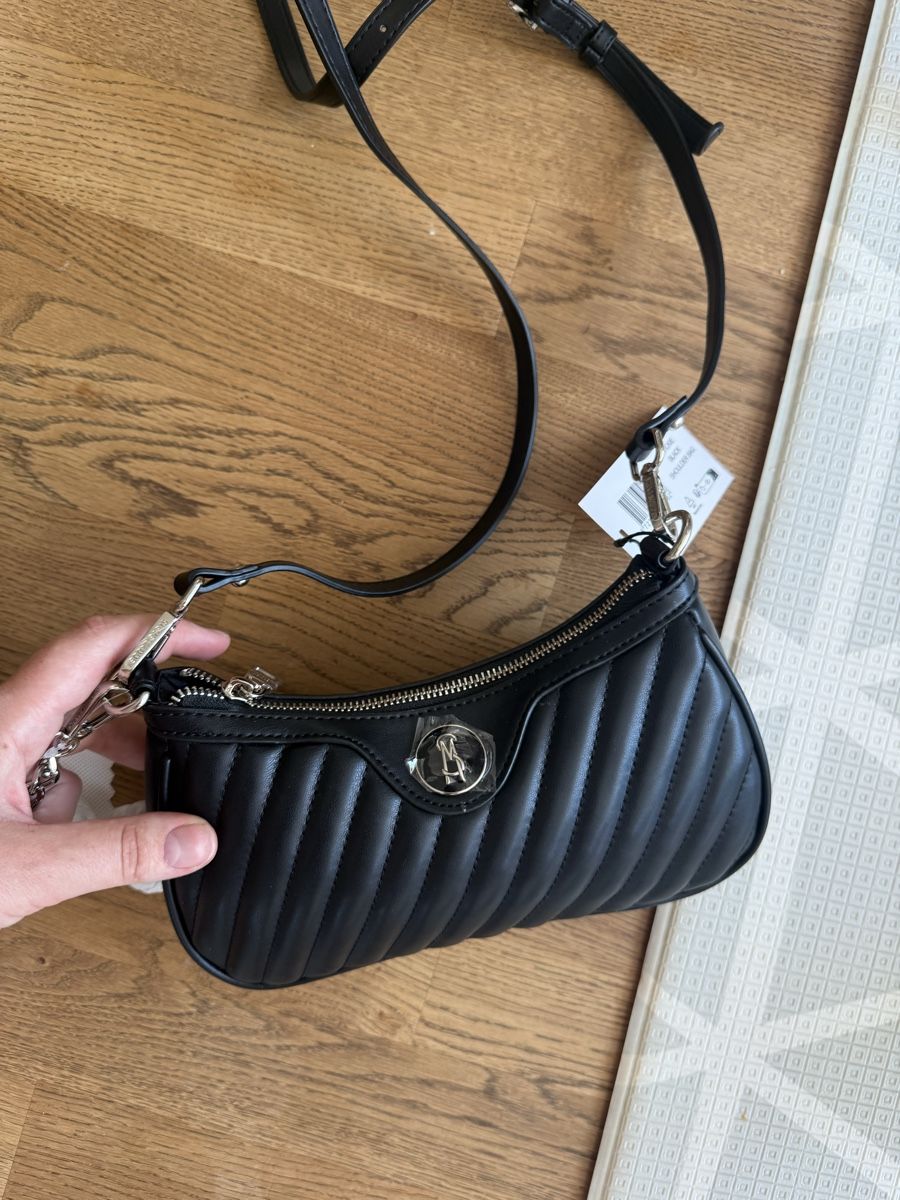 Steve Madden Borse da donna: Steve Madden Black Shoulder Bag, new! – Nuovo e nell'imballaggio originale da Ueberstorf venduto da man_p2fy 1