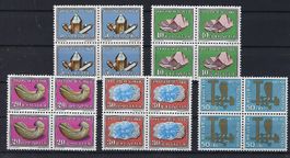 Pro Patria Viererblocks 1960 postfrisch     15653
