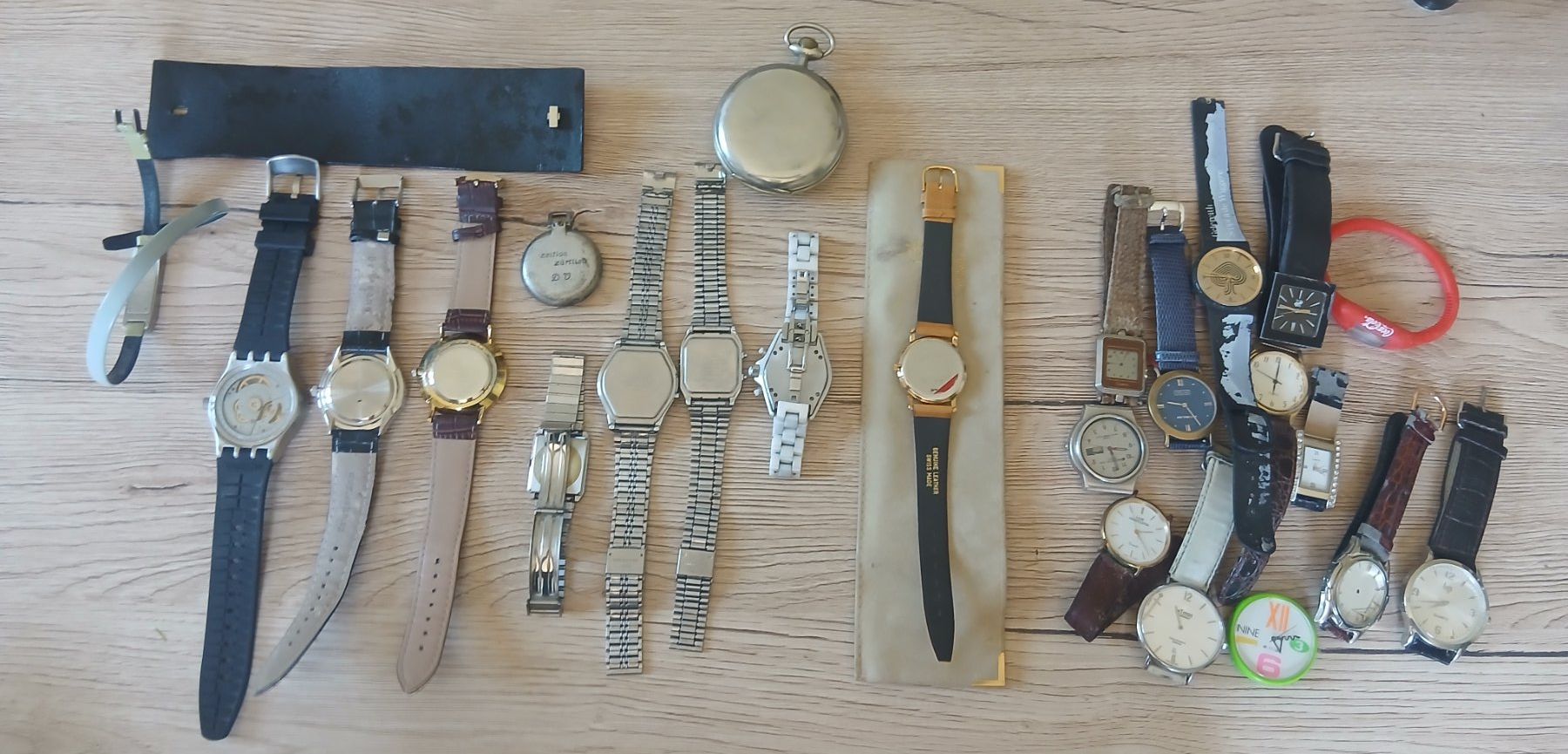 Casio Montres: Lot Uhren 2xCasio,2xCK,Swatch Automatic,K&Bros Chrono, – Défectueux à Murten par Elyanis 8