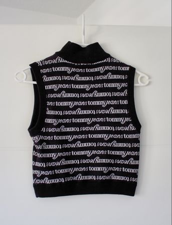 Tommy Jeans Cropped-Top schwarz Grösse XS neuwertig