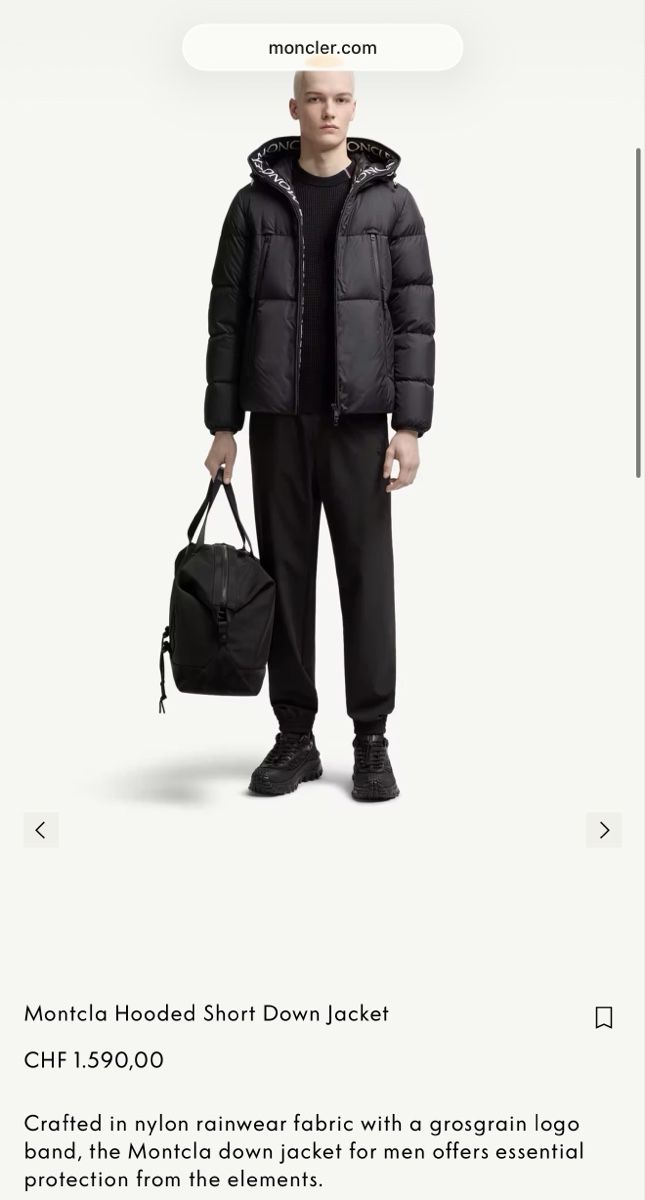 Moncler Jacken: Moncler Black Down Puffer Jacket - Size 2 Medium – Neu (gemäss Beschreibung) aus Olten von Junijun2018 3